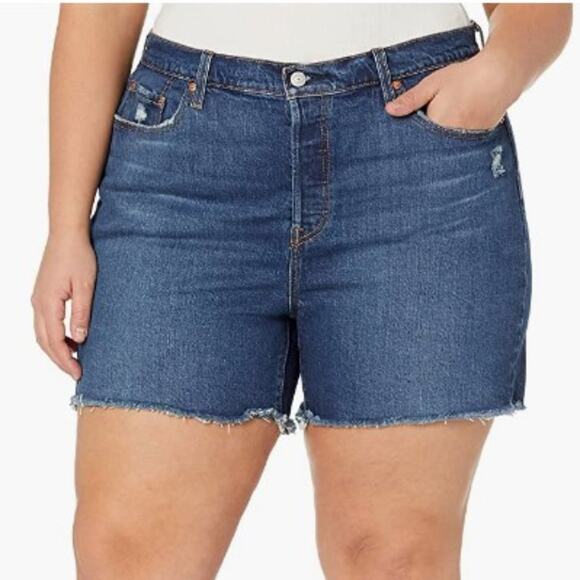 NWT Levi’s 501 Premium Shorts Size 22W - Picture 1 of 11